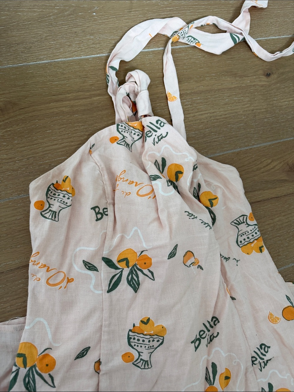 Target Peach and Green Fruit-Print Scarf